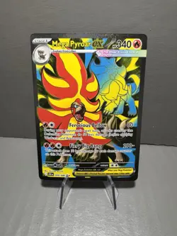 Pokemon Card - Mega Pyroar ex 099/086 Me04: Chaos Rising Holo NM - Image 1