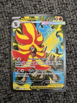 Pokemon Card - Mega Pyroar ex 099/086 Me04: Chaos Rising Holo NM - Image 3