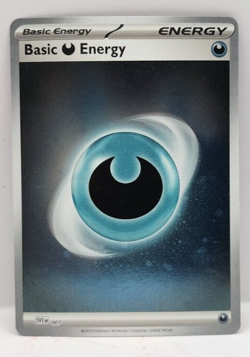 Basic Darkness Energy [Cosmos Holo] #7 Scarlet & Violet Pokemon Card - Image 1