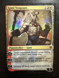 Ajani Vengeant 1 - M - Duel Decks: Ajani vs. Nicol Bolas - Foil - MTG - LP - Image 1