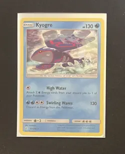 Kyogre 53/236 Cracked Ice Holo Cosmic Eclipse Near Mint Pokemon Card - Image 4