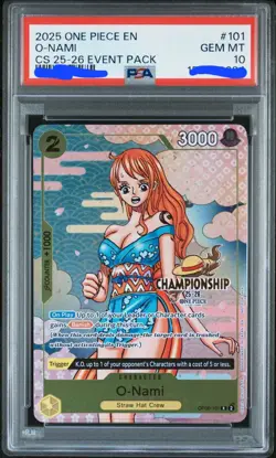 O-Nami (CS 25-26 Event Pack) OP06-101 One Piece Promotion Cards Foil - Image 1