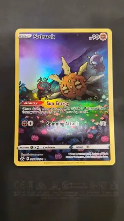 Crown Zenith: Galarian Gallery Solrock GG15/GG70 Tcg Pokemon card Full art - Image 1