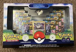 Pokemon TCG - GO Radiant Eevee Premium Collection Box New Factory Sealed - Image 1