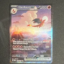 Pokemon SV Scarlet & Violet 151 Charizard EX Card 199/165 Sir - Image 1