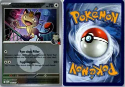 Team Rocket's Meowth (Energy Symbol ) Ascended Heroes 161/217 Reverse Holo NM - Image 3