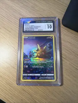 CGC 10 GEM MINT Solrock GG15/GG70 Crown Zenith Galarian Gallery Holo Pokemon - Image 1