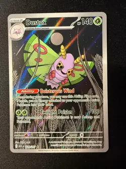 Dustox 220/217 Illustration Rare Ascended Heroes Pokemon Near Mint - Image 1