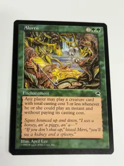 Mtg Aluren Tempest Regular Rare Green Enchantment NM Free Shipping! - Image 1