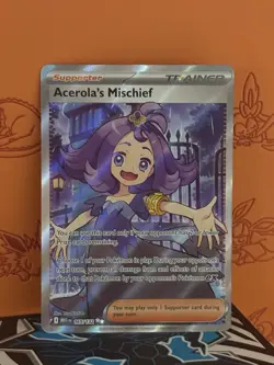 Acerola's Mischief 165/132 ME01 Mega Evolution Ultra Rare Full Art Holo Eng - Image 1