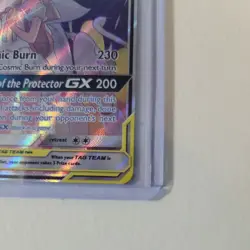 Pokemon TCG Solgaleo & Lunala GX 216/236 Cosmic Eclipse TAG TEAM Full Art Holo - Image 2