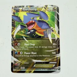 2014 Pokemon XY Promo Garchomp EX XY09 Full Art Holo - Image 1