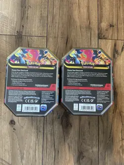 2 Pokemon TCG Mega Charizard X + Y ex Tin Bundle Sealed New - Image 2