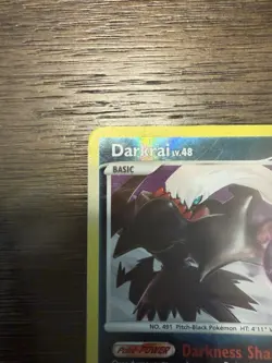 Pokemon TCG Darkrai 3/100 Majestic Dawn English 80 HP reverse Holo Rare Arita - Image 4