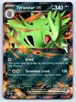 Tyranitar ex 064/131 Holo Double Rare Prismatic Evolutions Pokemon Near Mint - Image 1