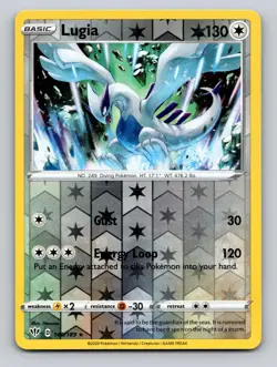 Lugia 140/189 Rare Darkness Ablaze Pokemon Reverse Holo NM - Image 1
