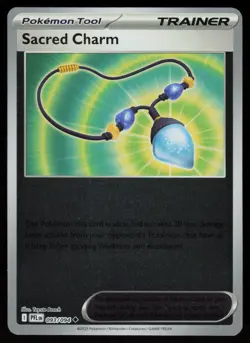 Sacred Charm 093/094 Uncommon Phantasmal Flames Pokemon Reverse Holo Near Mint - Image 1