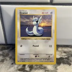 Pokemon Dratini Base Set Shadowless 26/102 - Image 1