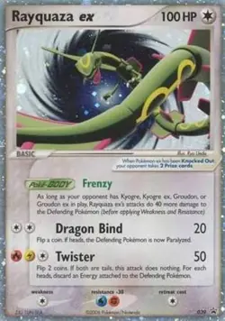Damaged Rayquaza EX - 39 - EX Collector's Tins Pokemon Nintendo Promos - Image 1