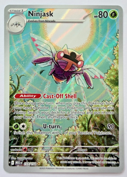 Pokemon TCG Ninjask 137/132 Illustration Rare Mega Evolution - Image 1