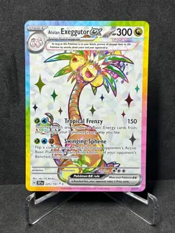 Alolan Exeggutor ex 225/191 Ultra Rare Surging Sparks Pokemon Near Mint - Image 1