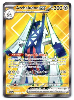Archaludon ex Pokemon Ultra Rare SV08: Surging Sparks 224/191 - Image 1