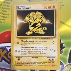 Wizards of the Coast Electabuzz Base Set Rare Regular Unlimited ENG 20/102 - Image 1