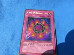 Yugioh Ring of Destruction PGD-000 Pharonic Guardian, 1st Edition Secret Rare NM - Image 4