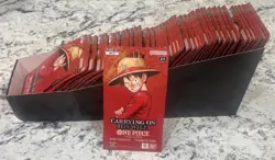 🔥One Piece OP-13 Carrying on His Will Sleeved Booster Packs (LOT OF 45 ) 🔥 - Image 2