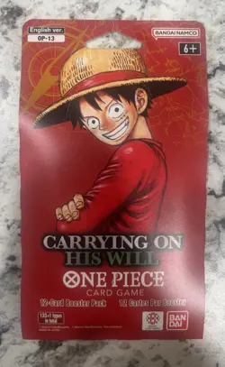 🔥One Piece OP-13 Carrying on His Will Sleeved Booster Packs (LOT OF 45 ) 🔥 - Image 3