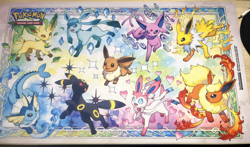 Eeveelution Play Mat Prismatic Evolutions Super Premium Collection SPC Pokemon - Image 1