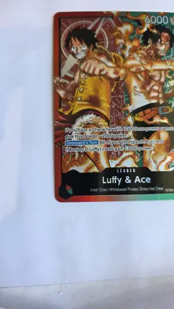 Luffy & Ace ST30-001 (Leader) - One Piece Starter Deck EX: Luffy & Ace - Image 4