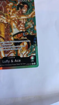 Luffy & Ace ST30-001 (Leader) - One Piece Starter Deck EX: Luffy & Ace - Image 5