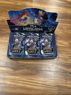 Disney Lorcana TCG Whispers In The Well English 24x New Sealed Booster Packs - Image 1
