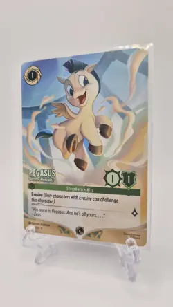 2025 DISNEY LORCANA CHALLENGE NON-FOIL PROMO PEGASUS - GIFT FOR HERCULES - Image 3