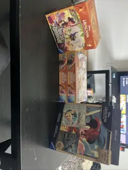 Disney Lorcana Wilds Unknown Box Lot - 2x Booster Boxes, Trove + Fabled Set - Image 1
