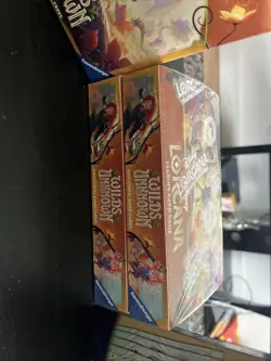 Disney Lorcana Wilds Unknown Box Lot - 2x Booster Boxes, Trove + Fabled Set - Image 3