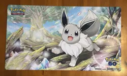 Pokemon Eevee Playmat - Pokemon Go - Radiant/Shiny Eevee - New - Standard Size - Image 1