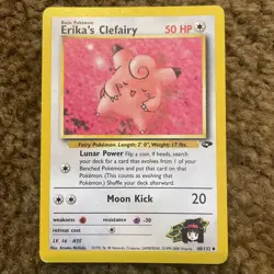 2000 Pokemon Gym Challenge Erika's Clefairy #40/132 - Image 1
