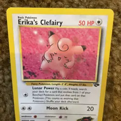 2000 Pokemon Gym Challenge Erika's Clefairy #40/132 - Image 2