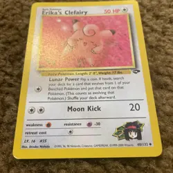 2000 Pokemon Gym Challenge Erika's Clefairy #40/132 - Image 3