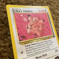 2000 Pokemon Gym Challenge Erika's Clefairy #40/132 - Image 4
