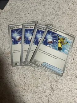 4x Super Rod 188/193 x4 - Paldea Evolved - Pokemon TCG - Playset - Image 1