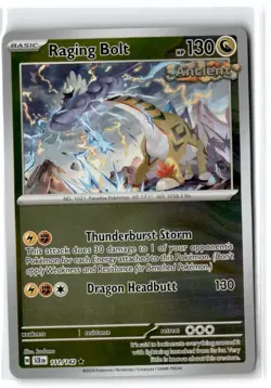 2024 Scarlet & Violet Series - Stellar Crown Raging Bolt #111 Rare Reverse Holo - Image 1