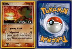 2005 Pokemon, EX Deoxys, #53/107 Baltoy, Reverse Holo Common - Image 1