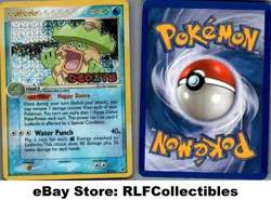 2005 Pokemon, EX Deoxys, #32/107 Grumpig, Reverse Holo Uncommon - Image 1