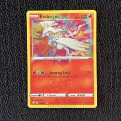 Reshiram 017/072 Amazing Rare Shining Fates Pokemon TCG Near Mint NM - Image 1