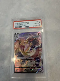 2022 Pokemon Sword & Shield Brilliant Stars #TG21 Fa/Rs Urshifu Vmax PSA 10 - Image 2