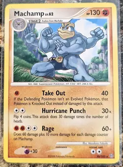 Pokemon 2008 Stormfront Machamp 20 NM - Image 1