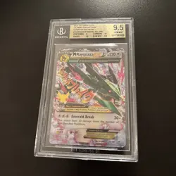 2021 POKEMON CELEBRATIONS CLASSIC COLL CONFETTO FOIL M RAYQUAZA EX BGS 9.5 - Image 2